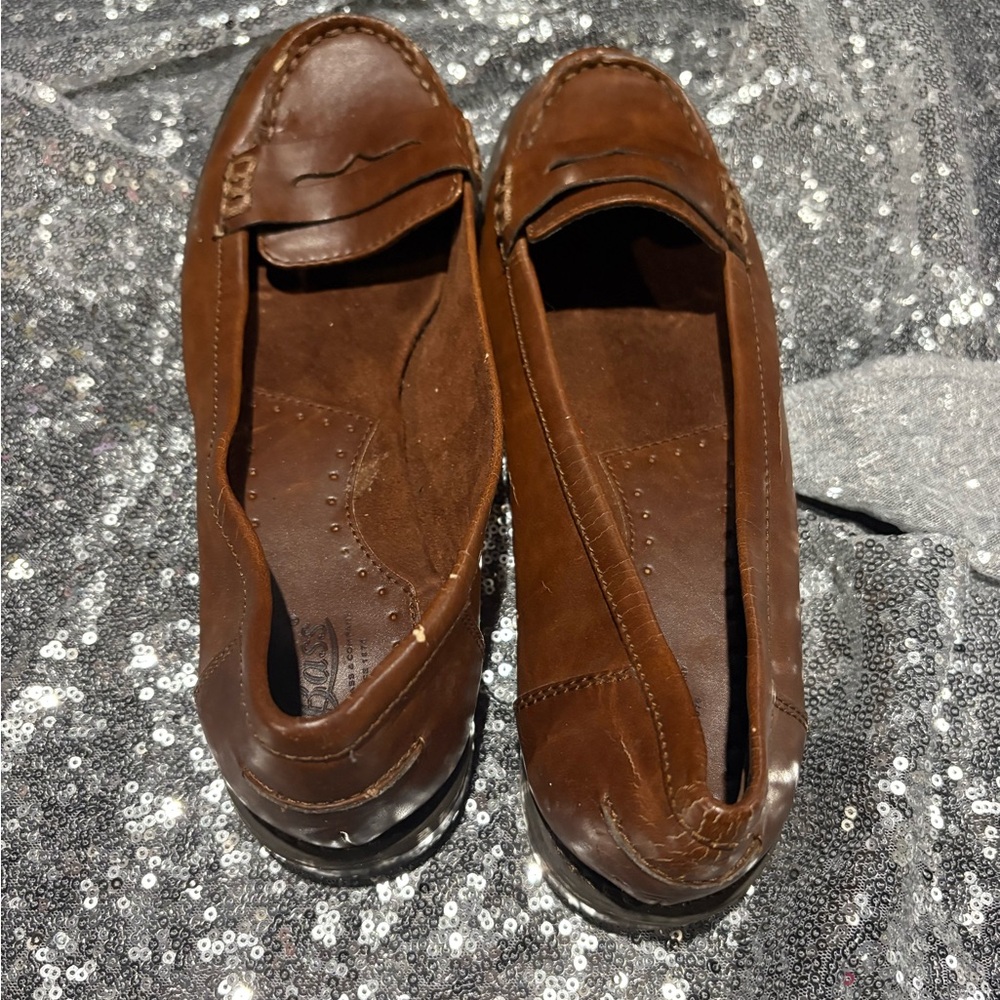 Brown Leather Loafers